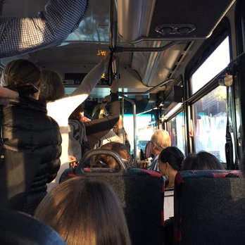 Transbay Bus - Always crowded V bus, people standing (and falling over). For some reason AC Transit keeps sending small buses on the V route. - Public Transportation Near Me - San Francisco, California Transbay Bus - Always crowded V bus, people standing (and falling over). For some reason AC Transit keeps sending small buses on the V route. - Public Transportation Near Me - San Francisco, California