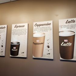 Dunkin' - Types of espresso coffee