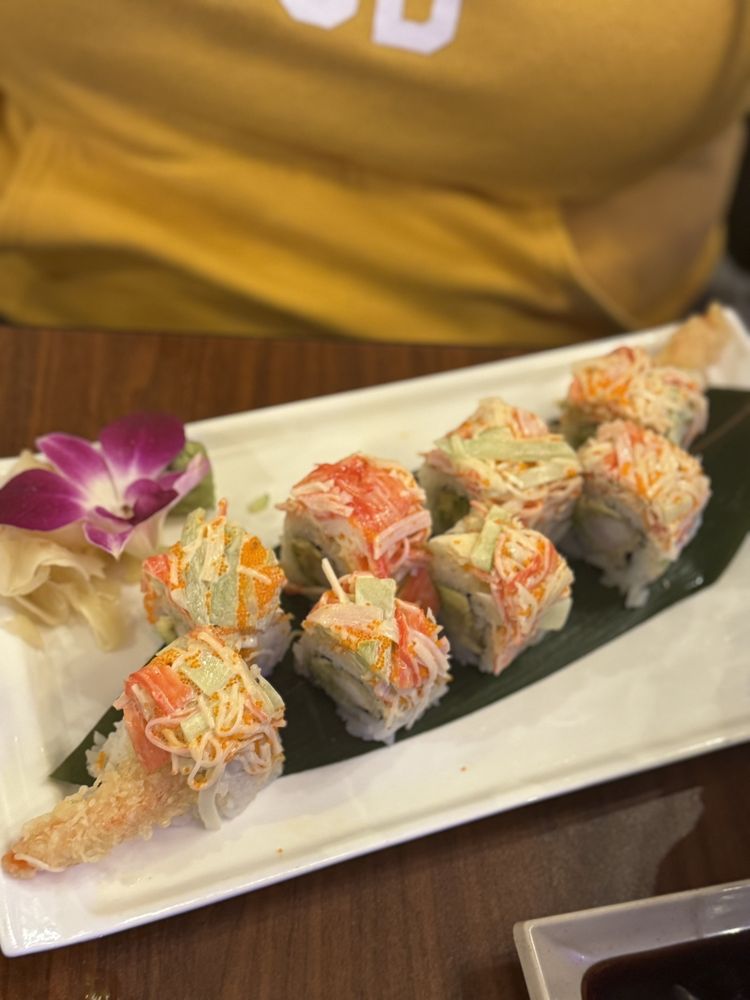 Food from Pacific East Japanese Restaurant