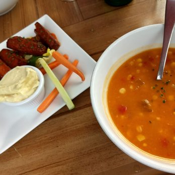 Sweet Grass Grill - tempeh buffalo "wings" - New American Near Me - Tarrytown, New York Sweet Grass Grill - tempeh buffalo "wings" - New American Near Me - Tarrytown, New York