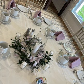 Crystal Peak Wedding and Special Events Facility - Table settings - Caterers Near Me - Winchester, Connecticut