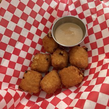 Breadheads Tiki Shak - mac and cheese bites - Bars Near Me - Sylva, North Carolina