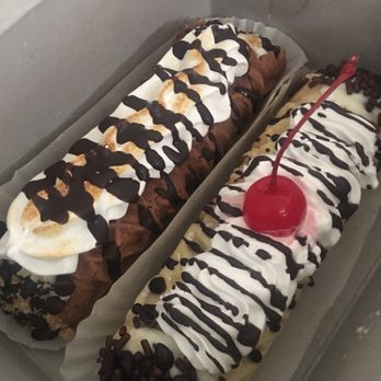 Lisa's Rum Cake - Celebrating National Cannoli Day! Sooo good! S'mores and chocolate amaretto Cannoli. - Bakeries Near Me - Gilbert, Arizona