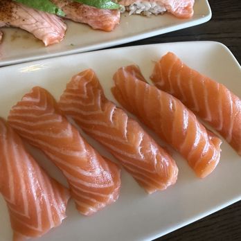 Minato Sushi - Salmon Sushi (2pc) - Sushi Bars Near Me - Lake Forest, California Minato Sushi - Salmon Sushi (2pc) - Sushi Bars Near Me - Lake Forest, California