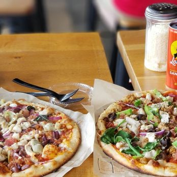 Blaze Pizza - Meat eater and customized pizza with chorizo - Salad Near Me - Webster, Texas