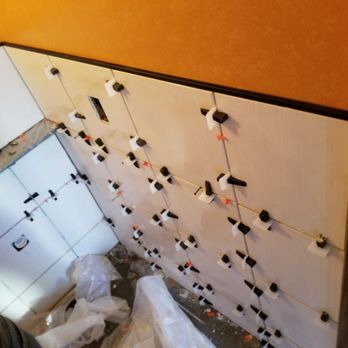 Meticulous Mike Contracting - In progress, wall tile, flat - Decks & Railing Near Me Meticulous Mike Contracting - In progress, wall tile, flat - Decks & Railing Near Me
