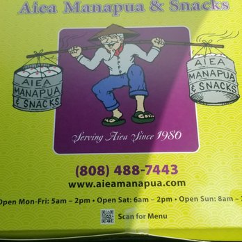 Aiea Manapua & Snacks - Top of box - Delis Near Me - Aiea, Hawaii Aiea Manapua & Snacks - Top of box - Delis Near Me - Aiea, Hawaii