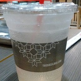 Passion fruit and lychee soda $3.75.