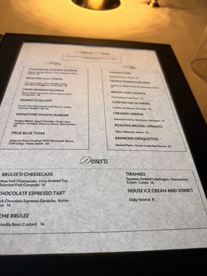Menu photo 2 Reserve Steakhouse Buffalo, NY Menu photo 2 Reserve Steakhouse Buffalo, NY