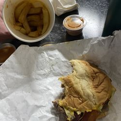 Daddy D’s Burger and Grill - Mamma D's Burger and Garlic Fries