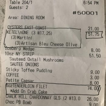The Log Cabin Restaurant - This was for 2 people. - New American Near Me - Leola, Pennsylvania The Log Cabin Restaurant - This was for 2 people. - New American Near Me - Leola, Pennsylvania