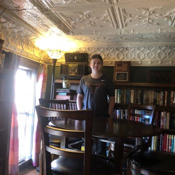 Hotel Garza Bed & Breakfast - In the library. - Bed & Breakfast Near Me - Post, Texas