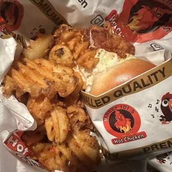 Hangry Joe's Hot Chicken - Chicken was good just a too little fries - Chicken Wings Near Me - West Melbourne, Florida Hangry Joe's Hot Chicken - Chicken was good just a too little fries - Chicken Wings Near Me - West Melbourne, Florida