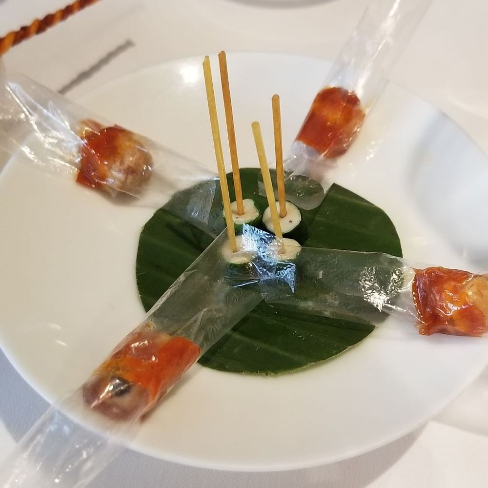 Restaurant Pierre Gagnaire - All edible...and no that is not plastic - French Near Me - Paris, 75