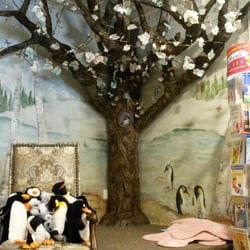 Penguin Bookshop - Our Story Tree is the location of our Saturday Storytimes, and is a perfect place for young readers to curl up with a good book!