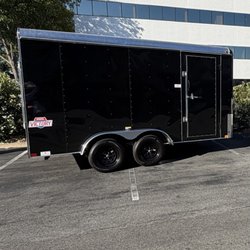 No Limit Trailer Rental - 14' Enclosed trailer- Fits 2 baggers.