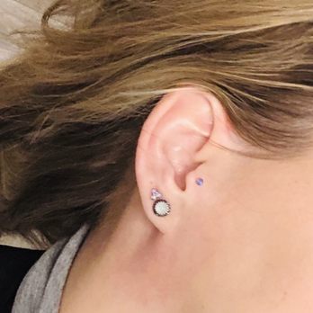 Firehouse Tattoos - New piercings with first hole earrings in with the new. - Tattoo Near Me - Crestwood, Illinois Firehouse Tattoos - New piercings with first hole earrings in with the new. - Tattoo Near Me - Crestwood, Illinois