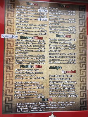 Menu photo 3 Tacos Don Andy Vestavia Hills, AL Menu photo 3 Tacos Don Andy Vestavia Hills, AL