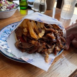Hot Honey Pork Gyro Pita