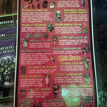 Hell Or High Water Tiki - Menu - Tiki Bars Near Me - Denver, Colorado
