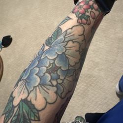 Chronic Tattoo - Work done a few years ago by Vic Savage