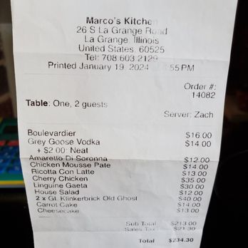 Marco's Kitchen - +$2.00 for neat - French Near Me - La Grange, Illinois