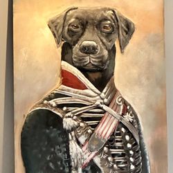 Hound and Harvest - "The Hound"Picture on mantle of fireplace