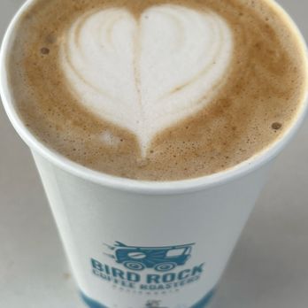 Bird Rock Coffee Roasters - UCSD - Honey B Latte - Coffee & Tea Near Me - La Jolla, California