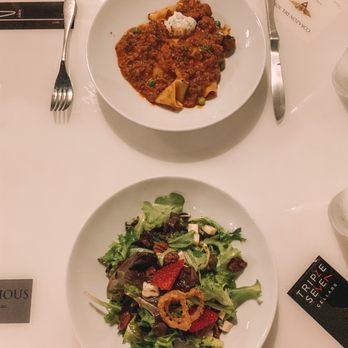 Porta’Vino - Salad & wild boar bolognese - Pizza Near Me - Houston, Texas Porta’Vino - Salad & wild boar bolognese - Pizza Near Me - Houston, Texas