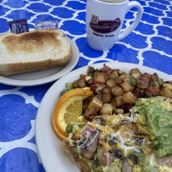 Westside Lilo's Cafe - Omlette plate - Breakfast & Brunch Near Me - Seligman, Arizona Westside Lilo's Cafe - Omlette plate - Breakfast & Brunch Near Me - Seligman, Arizona