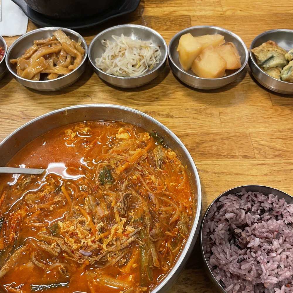 Korean Tofu House - 11. Shredded Beef Spicy Soup - Korean Near Me - Seattle, Washington Korean Tofu House - 11. Shredded Beef Spicy Soup - Korean Near Me - Seattle, Washington