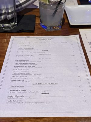 Menu photo 2 Chesapeake's Knoxville, TN Menu photo 2 Chesapeake's Knoxville, TN