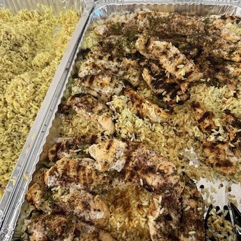 Petra Bistro - GARLIC LEMON CHICKEN (SHISH TAWOOK) SERVED OVER RICE - Mediterranean Near Me - Seattle, Washington Petra Bistro - GARLIC LEMON CHICKEN (SHISH TAWOOK) SERVED OVER RICE - Mediterranean Near Me - Seattle, Washington