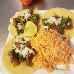 La Huasteca Mexican Market - Top SIRLOIN Steak Meat Tacos.
