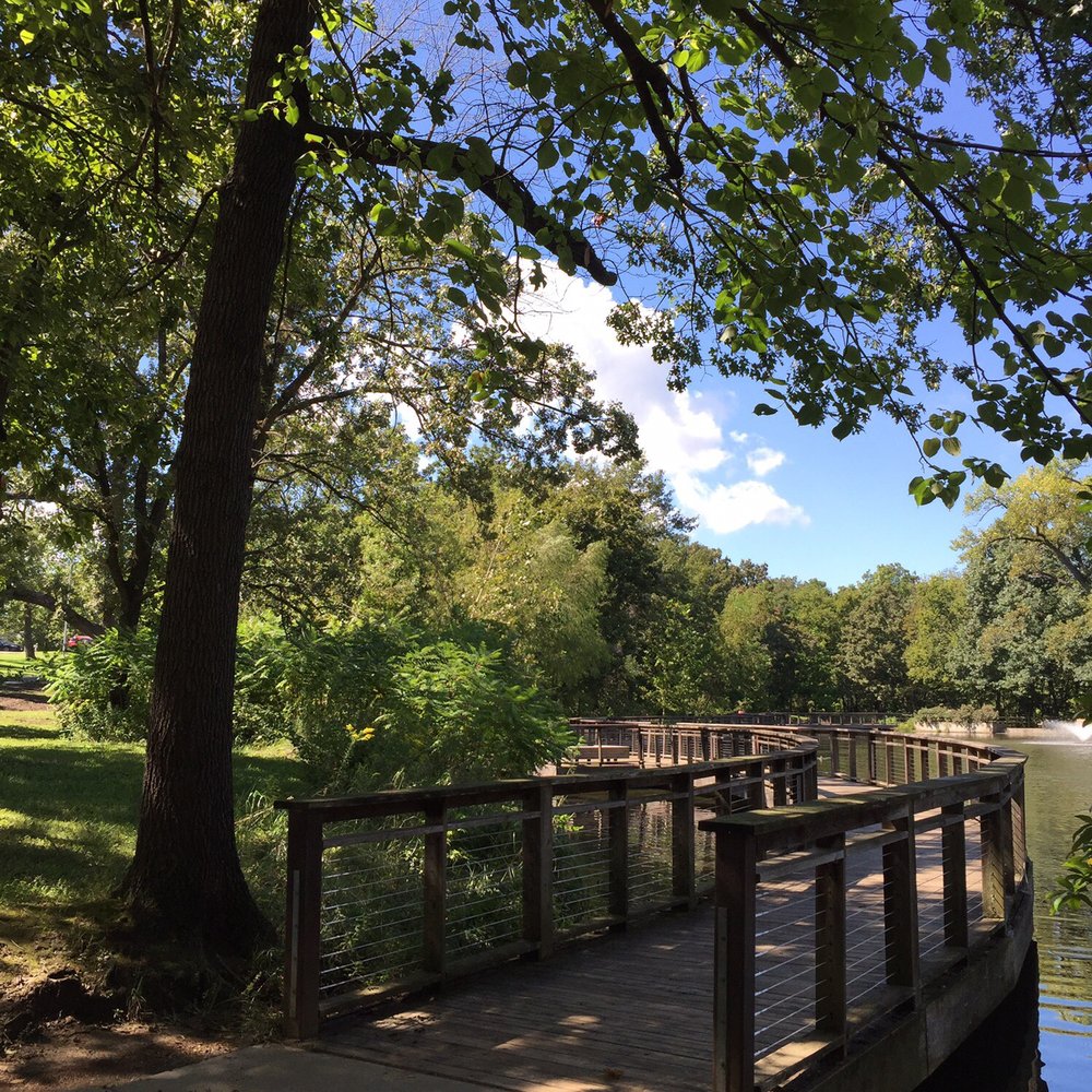 Antioch Park - Bridge along the lake.  9/17/2016 - Parks Near Me - Merriam, Kansas