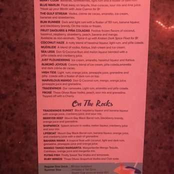 Sandbar Beach Bar - Drink Menu, Sandbar Beach Bar, Rumfish Beach Resort, Tradewinds Island Resort's, St Pete Beach - Bars Near Me - St. Pete Beach, Florida Sandbar Beach Bar - Drink Menu, Sandbar Beach Bar, Rumfish Beach Resort, Tradewinds Island Resort's, St Pete Beach - Bars Near Me - St. Pete Beach, Florida
