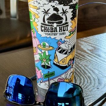 Cheba Hut "Toasted" Subs - Drink and my shades - Sandwiches Near Me - Bernalillo, New Mexico