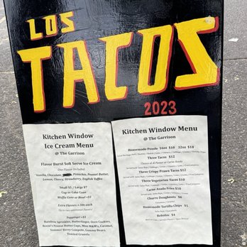 Kitchen Window - Menu - Tacos Near Me - Seattle, Washington