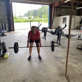 CrossFit AVL - Using the equipment while the gym is under construction. - Gyms Near Me - Asheville, North Carolina