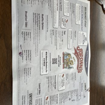 Jordans Restaurant - menu - Breakfast & Brunch Near Me - Bar Harbor, Maine Jordans Restaurant - menu - Breakfast & Brunch Near Me - Bar Harbor, Maine