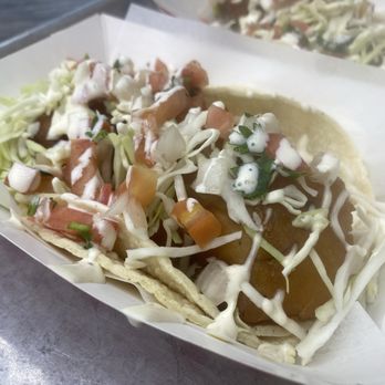 Miches De La Baja - 1 OG Battered Shrimp taco - Seafood Near Me - Lake Elsinore, California Miches De La Baja - 1 OG Battered Shrimp taco - Seafood Near Me - Lake Elsinore, California