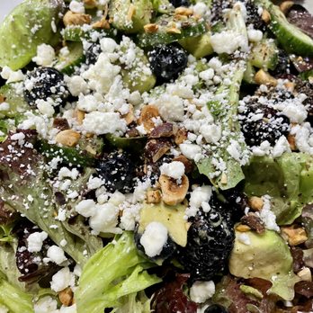 The Black Diamond - Amazing salad with berries, cucumber, avocado, hazelnuts, feta - Pool Halls Near Me - Spokane, Washington The Black Diamond - Amazing salad with berries, cucumber, avocado, hazelnuts, feta - Pool Halls Near Me - Spokane, Washington
