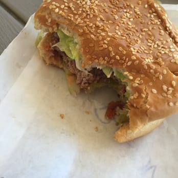 Sno-White Drive In - Burger with bacon - Burgers Near Me - Aptos, California Sno-White Drive In - Burger with bacon - Burgers Near Me - Aptos, California