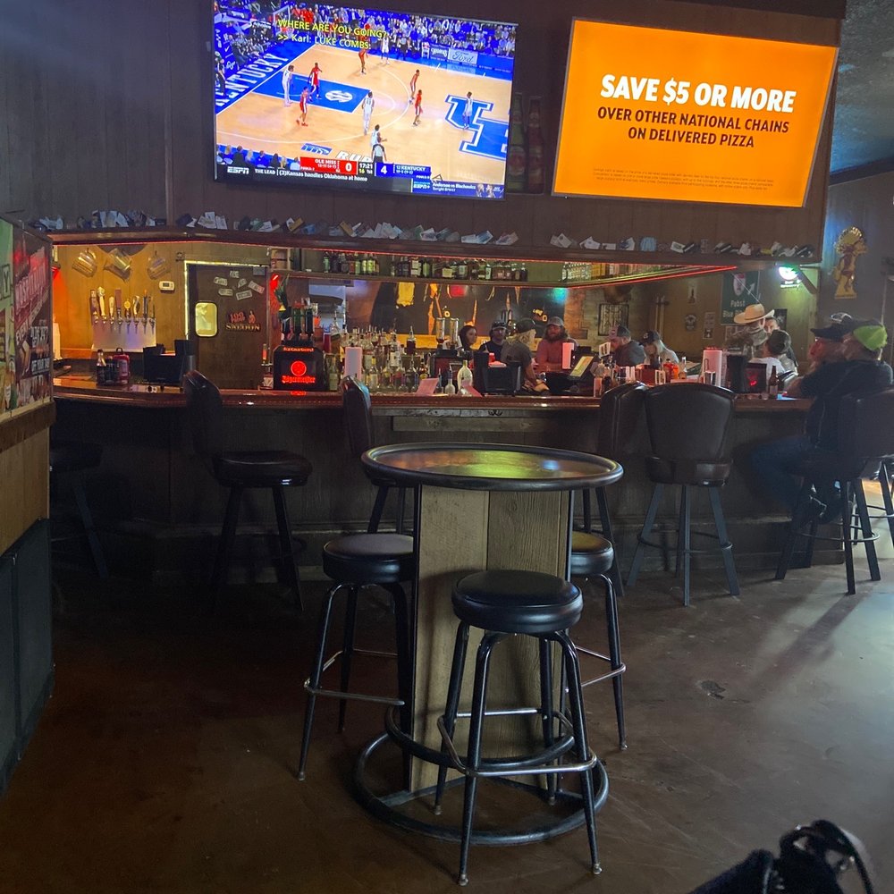 Inside of bar. Inside of bar.