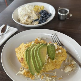 The Donald Cafe - My three egg vegetable omelet and yogurt bowl. - Breakfast & Brunch Near Me - Donald, Oregon The Donald Cafe - My three egg vegetable omelet and yogurt bowl. - Breakfast & Brunch Near Me - Donald, Oregon