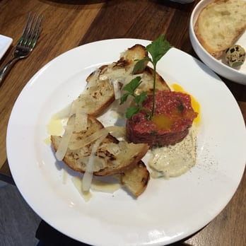 Harvest - Steak tartare with quail egg - Wine Bars Near Me - New Haven, Connecticut Harvest - Steak tartare with quail egg - Wine Bars Near Me - New Haven, Connecticut
