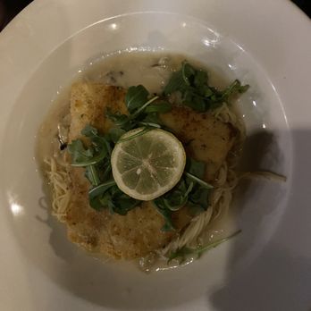 Pazzo Italiano - Parmesan crusted fish special - Italian Near Me - Santa Rosa Beach, Florida Pazzo Italiano - Parmesan crusted fish special - Italian Near Me - Santa Rosa Beach, Florida