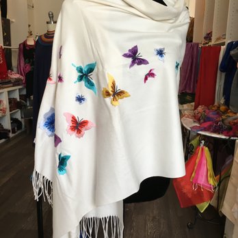 MAISILK - Hand Embroidered Cashmere Shawl - Accessories Near Me - Berkeley, California MAISILK - Hand Embroidered Cashmere Shawl - Accessories Near Me - Berkeley, California