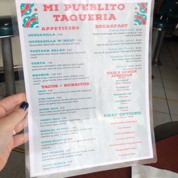 Mi Pueblito Taqueria - Menus October 2021 - Mexican Near Me - Lincoln, California Mi Pueblito Taqueria - Menus October 2021 - Mexican Near Me - Lincoln, California