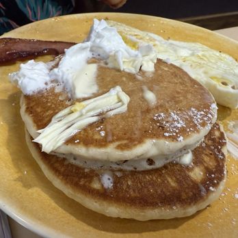 My Cafe - Our sons pancake and bacon - Breakfast & Brunch Near Me - Kapolei, Hawaii